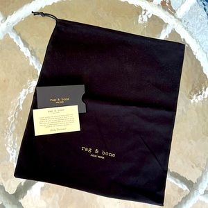 💯Rag & Bone New York black drawstring dust bag 🎁